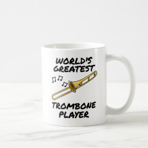 Caneca De Café Jogador de Trombone Maior do Mundo, Trombonista En