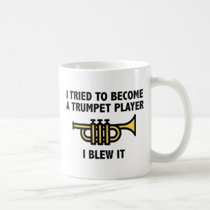 Caneca De Café Jogador de Trompete