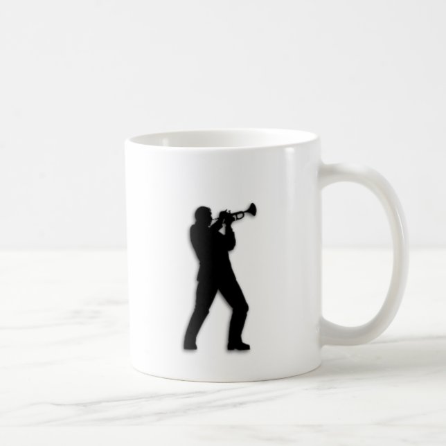 Caneca De Café Jogador de Trompete (Direita)
