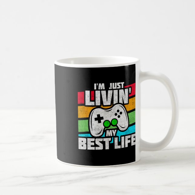 Caneca De Café Jogador De Vídeo - Consola De Pc Online Gaming - D (Direita)