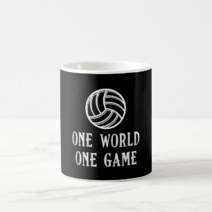 Caneca De Café Jogador de Voleibol One World Game