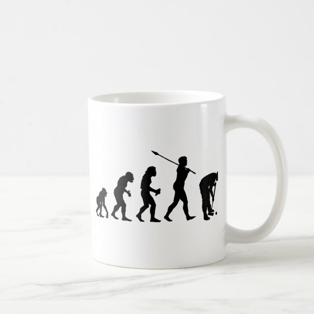 Caneca De Café Jogador do Croquet (Direita)