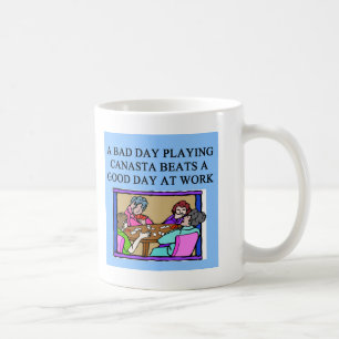 Caneca De Café jogador do jogo do canasta