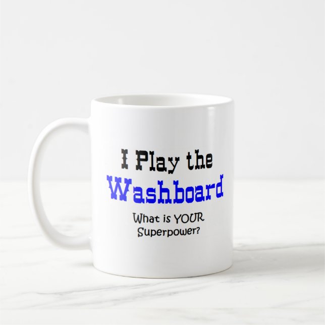 Caneca De Café jogador do washboard (Esquerda)