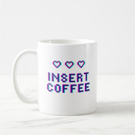 Caneca De Café Jogador 'Inserir Café' Mug