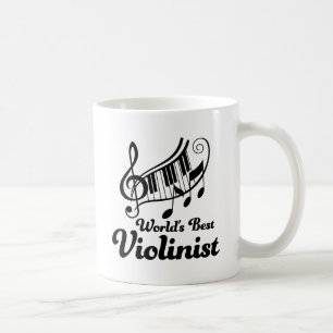 Caneca De Café Jogador ou violinista do violino dos mundos o