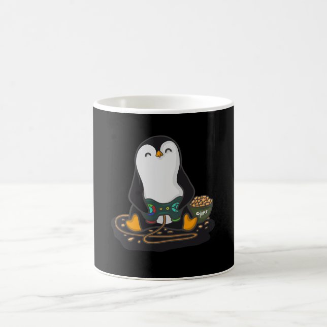 Caneca De Café Jogador Pinguim (Centro)