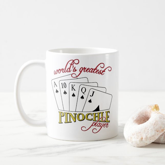 Caneca De Café Jogador Pinochle (Com Donut)