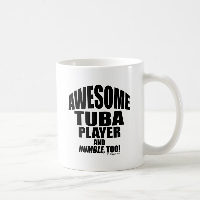Caneca De Café Jogador Tuba Incrível (Direita)