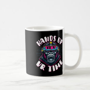 Caneca De Café Jogador Vr Gamer Realidade Virtual Jogo De Vídeo G