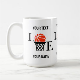 Caneca De Café Jogadora de basquete, Aniversário de Basquete
