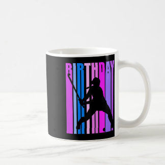 Caneca De Café Jogadora de hóquei de campo de aniversário feminin