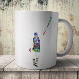 Caneca De Café Jogadora de Hóquei em Campo Feminina