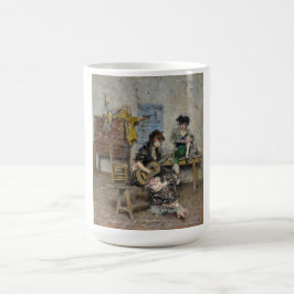 Caneca De Café Jogadora de Violão Flamenco (Guitarrista Espanhola