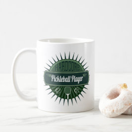 Caneca De Café Jogadores café de Pickleball ou retro moderno do