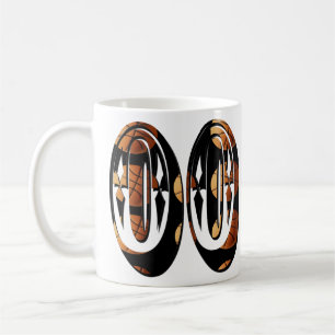 Caneca De Café Jogadores de Basquete Dimensionais Número 00,