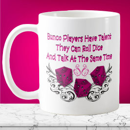 Caneca De Café jogadores de bunco têm talento #2