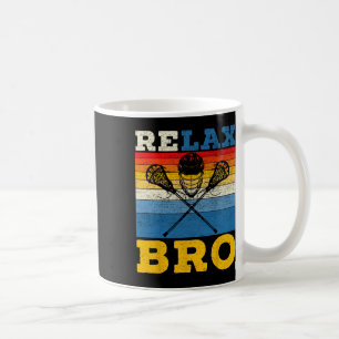 Caneca De Café Jogadores Lacrosse Lax Stick Sports Team Retro