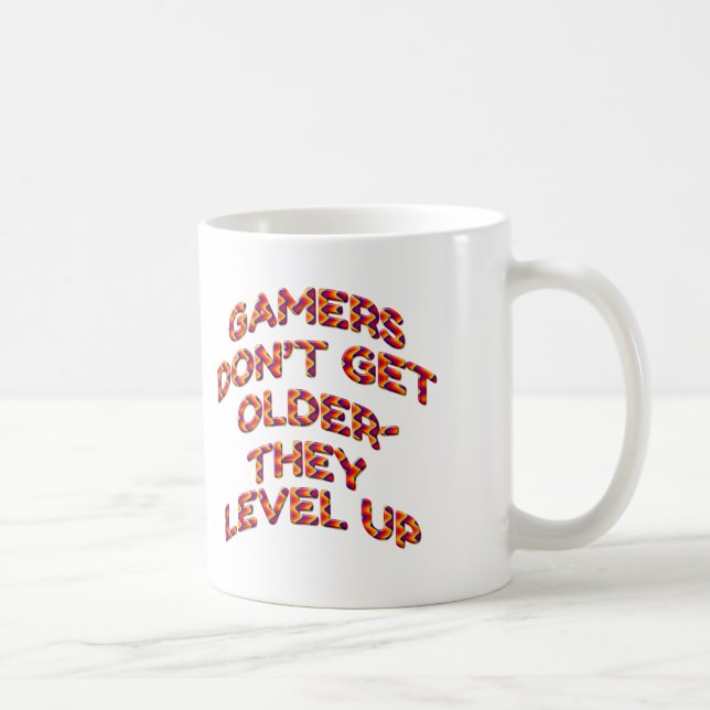 Caneca De Café Jogadores não envelhecem, eles aumentam a taça (Direita)