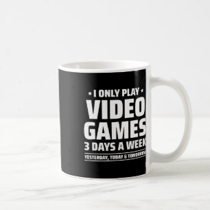 Caneca De Café Jogando Video Games - Meme de Jogador de Vídeo Gam