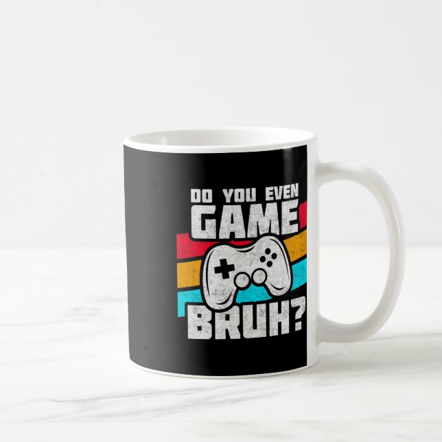 Caneca De Café Jogando Video Games - Meme de Jogador de Vídeo Gam (Direita)