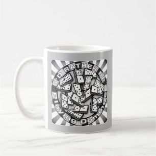Caneca De Café Jogar Dominó de Preferência