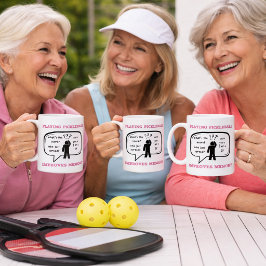 Caneca De Café Jogar Pickleball Melhora a Memória Divertido