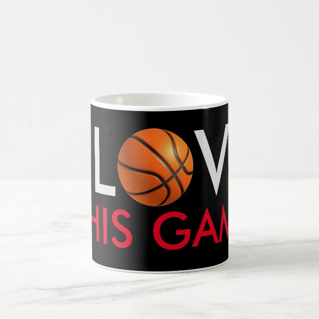 Caneca De Café Jogo de Amor de Basquete (Centro)