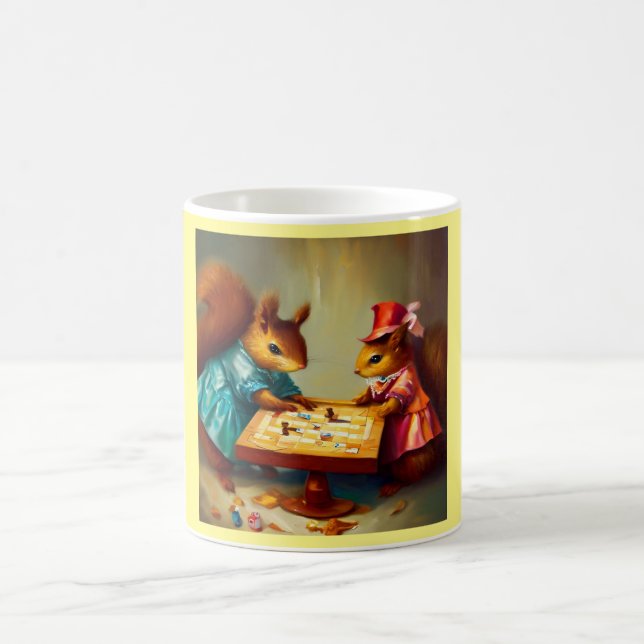 Caneca De Café Jogo de Conselho de Esquilo (Centro)