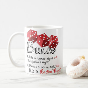 Caneca De Café Jogo de Dados Bunco