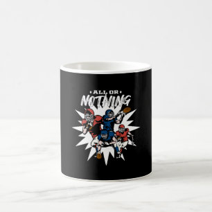 Caneca De Café Jogo de Futebol Americano Ideia engraçada de pres
