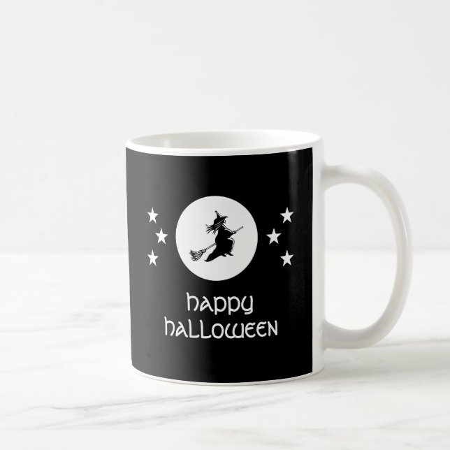 Caneca De Café Jogo de Halloween, Preto (Direita)