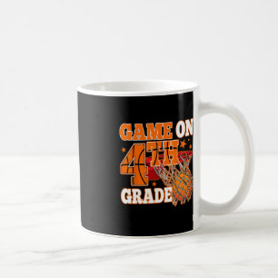 Caneca De Café Jogo De Meninos No 4º Ano De Basquete De Volta À E