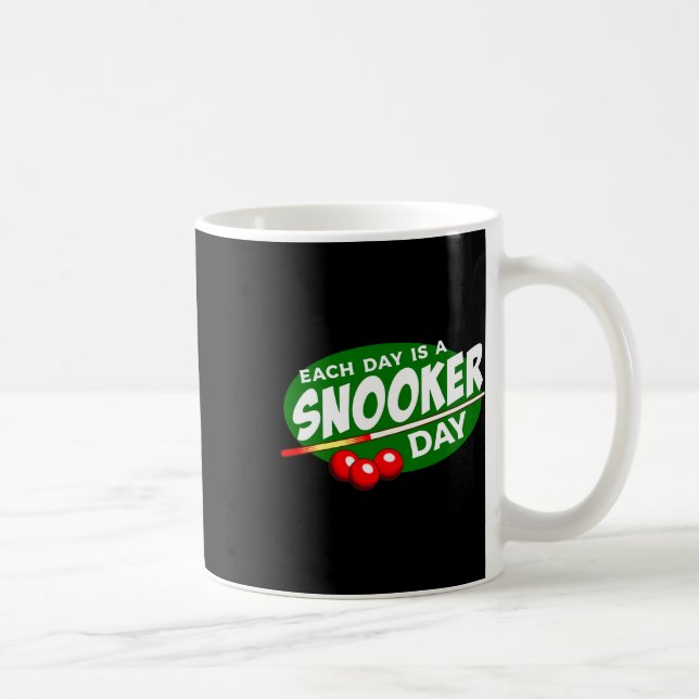 Caneca De Café Jogo de Piscina do Billiard Player Snooker Engraça (Direita)