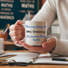 Caneca De Café Jogo de professores, presente para professor ou es