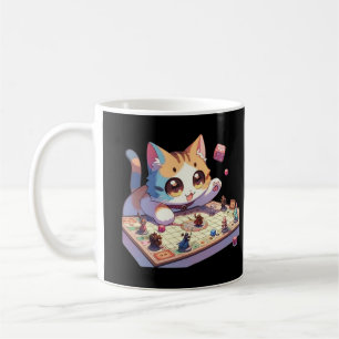 Caneca De Café Jogo de Tabuleiro Gato Jogando Dados