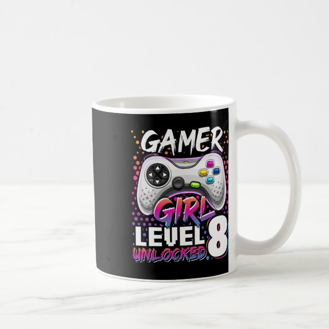 Caneca De Café Jogo de Vídeo Desbloqueado Nível 8 8º Presente de  (Direita)