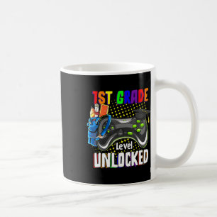 Caneca De Café Jogo De Vídeo Desbloqueado No Nível De 1rua De Vol