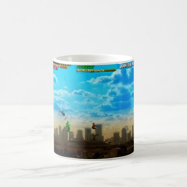 Caneca De Café ~Jogo de vídeo do Miami anos 80~ MUG, PERSONALIZE- (Centro)