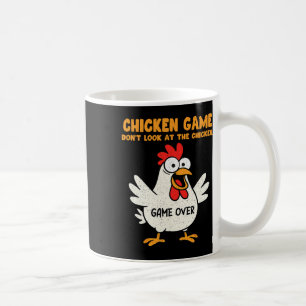 Caneca De Café Jogo Engraçado de Frango Não Olhe para a Galinha A