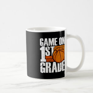 Caneca De Café Jogo Na Série 1rua De Basquete De Volta À Primeira
