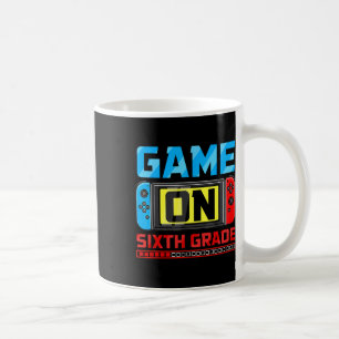 Caneca De Café Jogo No Sexto Jogo De Volta À Escola No Primeiro D
