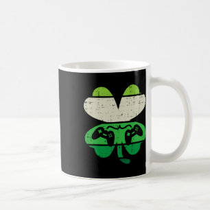 Caneca De Café Jogo Shamrock Retro Dia de São Patrício Boys Girl