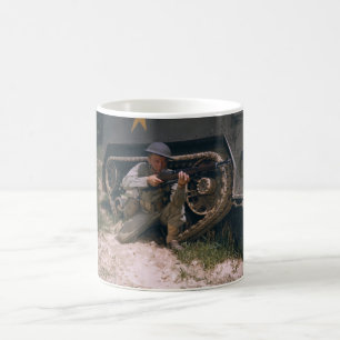 Caneca De Café Jogo Soldado da Segunda Guerra Mundial com Garand 