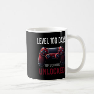 Caneca De Café Jogo Vídeo 100 Dias De Nível Escolar 100 Dias De E