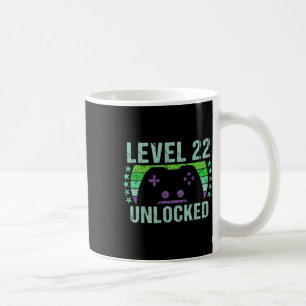 Caneca De Café Jogo Vintage 22º Aniversário Presente 22 anos