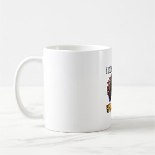 Caneca De Café JogoPausado Halloween Controles Morcegos Fantasmas