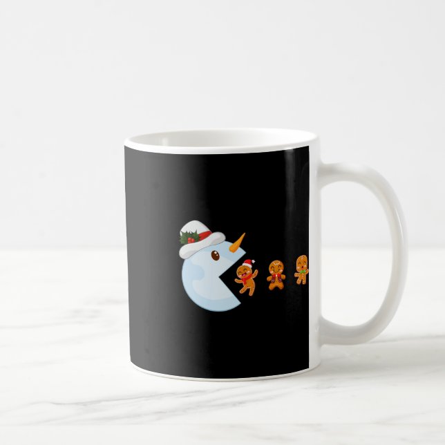 Caneca De Café Jogos de Natal Engraçado Jogo de Vídeo Snowman Com (Direita)