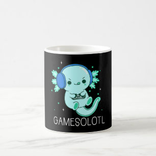 Caneca De Café Jogos Kawaii Axolote Axolote Gamer