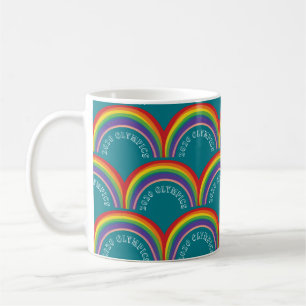 Caneca De Café Jogos Olímpicos Rainbow Japan Fan 2020